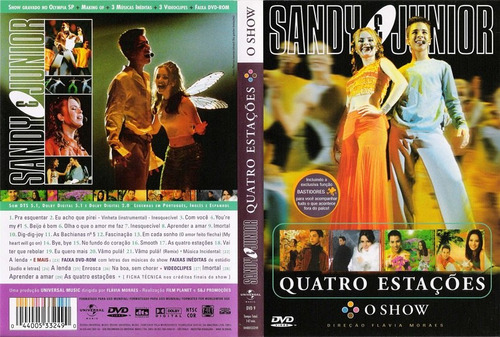 Dvd Sandy E Junior Quatro Estações O Show