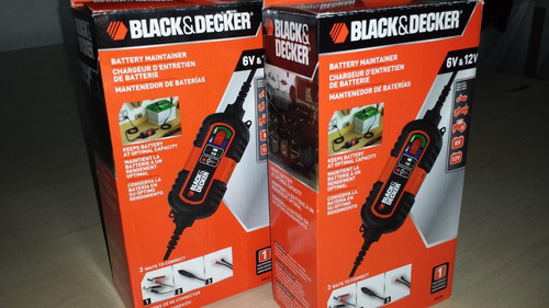 Cargador  Mantenedor De Bateria Vehicular Black & Decker