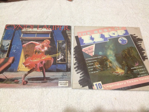 Zztop Cyndi Lauper Precio Por Cada Disco De Vinil Original 