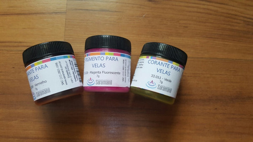 Imagem 2 de 2 de Corante Para Velas Pote Com 500 Gramas - Anilina Em Pó
