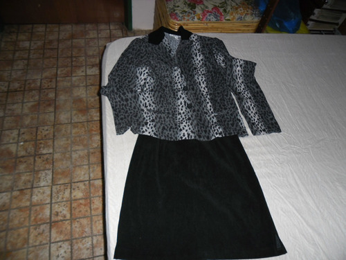 Conjunto De Dama  Animal Print Talla   S