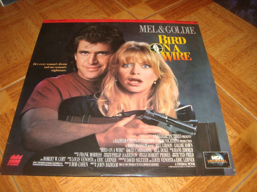 Bird On A Wire - Mel Gibson Goldie Hawn - Laserdisc