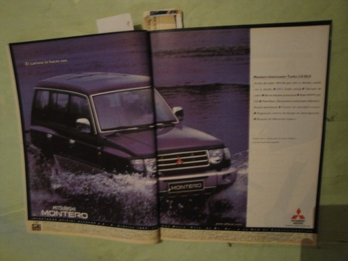 Publicidad Mitsubishi Montero Año 1999
