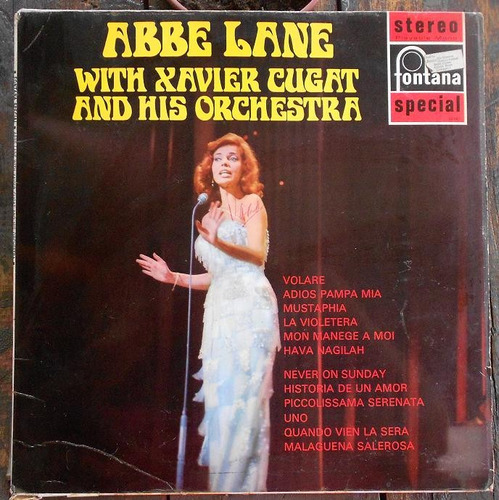 Abbe Lane With Xavier Cugat Y Orchestra Lp England 8 Puntos