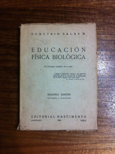 Educación Fisica Y Biológica - Demetrio Salas