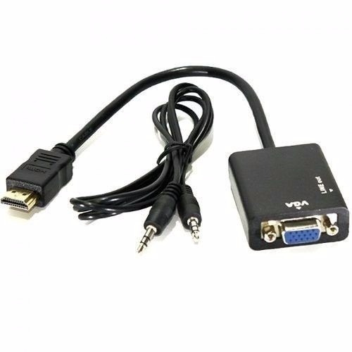 Cabo Adaptador Hdmi Para Vga Para Tv Ps3 Pc Xbox360 Notebook