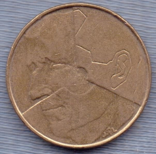 Belgica 5 Francs 1993 * Leyenda En Frances * Baudouin I *