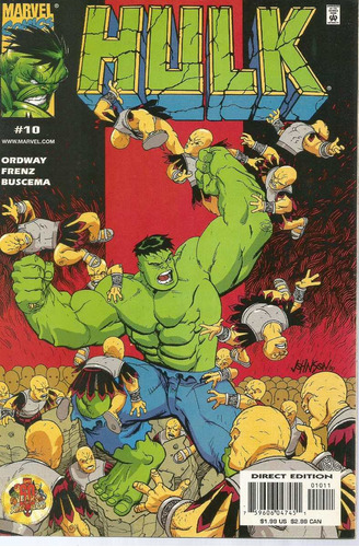 The Incredible Hulk N° 10 - Em Inglês - Editora Marvel - Formato 16,5 X 24,5 - Capa Mole - Bonellihq Cx242 Nov23