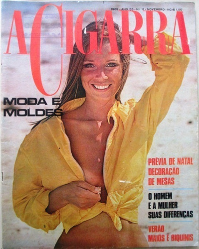 B2241  A Cigarra Novembro 1969 Com Suplemento De Moldes Em P