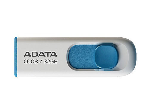Adata C008 Classic 32 Gb Memoria Usb Blanco - Azul