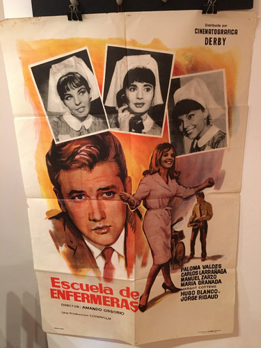 Afiche De Cine Original - Escuela De Enfermeras