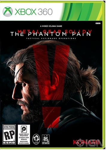 Jogo Midia Fisica Novo Metal Gear The Phantom Pain Xbox 360