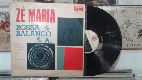 Lp - Zé Maria / Bossa E Balanço S.a / Continental