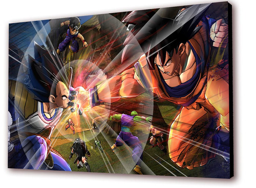 Cuadro 50x30cms Decorativo Dbz 1!!!