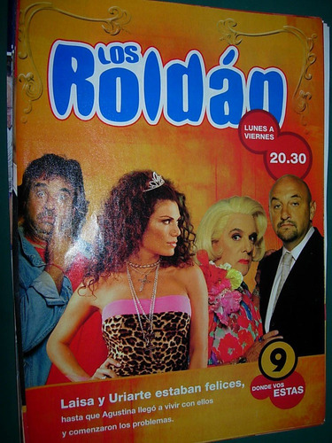 Lote 5 Publicidad Los Roldan Televis Clipping Revista Caras