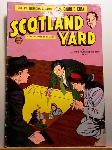 Scotland Yard Magazine Nº 3! Jan/fev 1957! Rge!