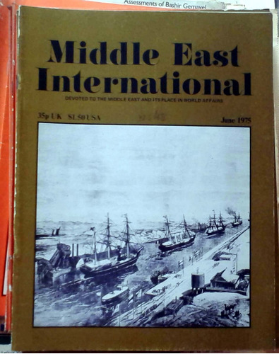 Middle East International - June 1975 N°48 London 34p Buen E