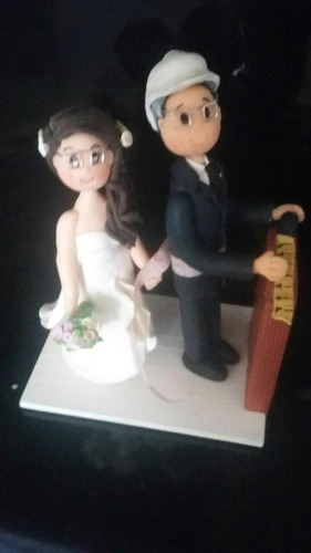 Novios De Cerámica En Frio Para Tortas