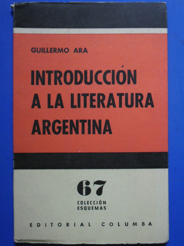 Introduccion Literatura Argentina (nuevo)   Guillermo Ara