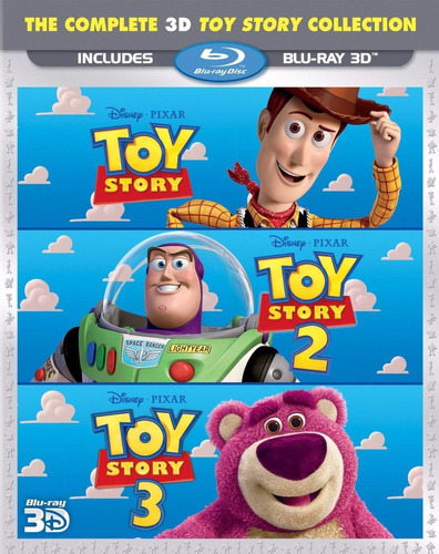 Blu Ray The Complete 3d Toy Story Colecction