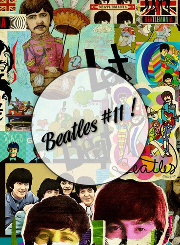 Beatles #11! Lámina Decoupage Autoadhesiva 30 X 42 Cm