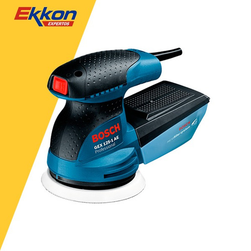 Imagen 3 de 7 de Lijadora Excentrica Bosch 250w 1.25mm Madera Gex-125-1