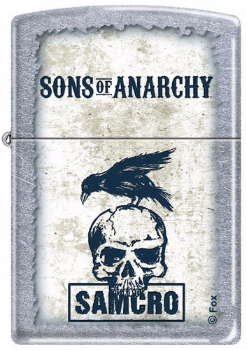Encendedor Zippo Sons Of Anarchy Samcro + Mecha Gratis