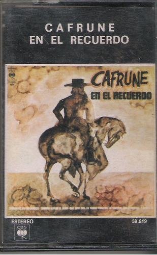 Cafrune En El Recuerdo Cassette Arg .