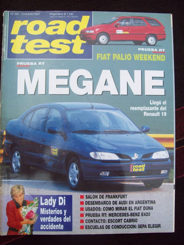 Road Test 84 10/97 Renault Megane Fiat Palio Weekend Tuero