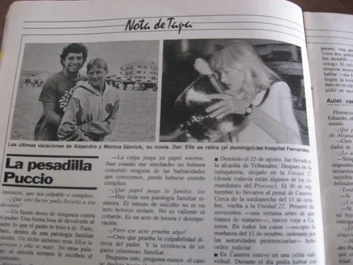 Clan Puccio 2 Revistas Somos 1985 Detalles Y Fotos Únicas (Usado)