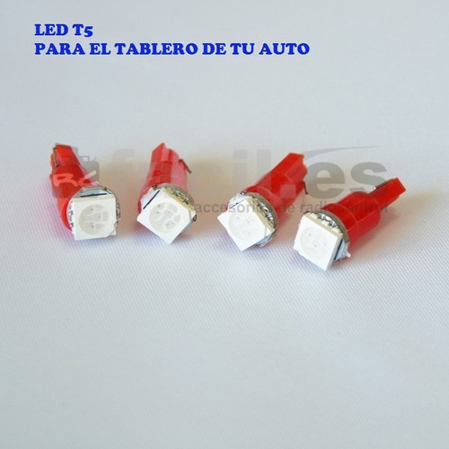 Led T5 Para Tablero De Auto Color Blanco , Azul, Rojo