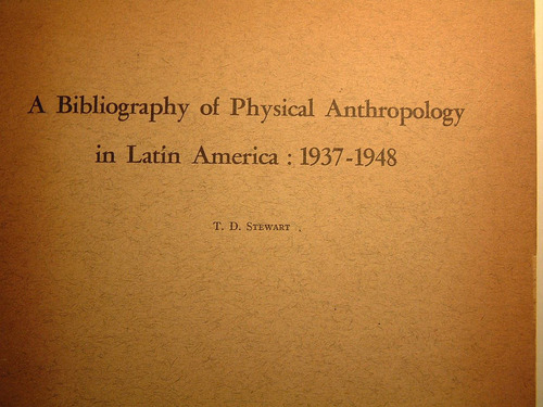 Antropologia, T. D. Stewart
