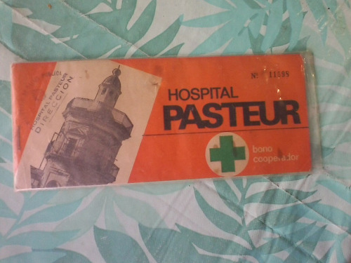 Antiguo Talonario P/rifa Hospital Pasteur Año 1973