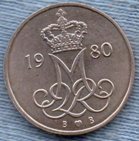Imagen 1 de 2 de Dinamarca 10 Ore 1980 * Margrethe Ii *