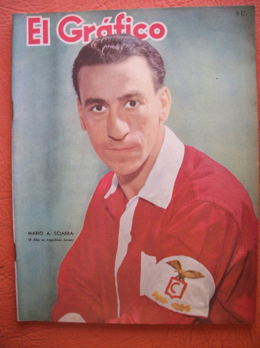 El Grafico 2193 11/10/1961 Mario Sciarra Argentinos Juniors