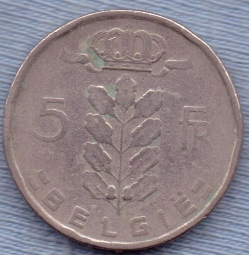 Belgica 5 Francs 1949 * Leyenda En Holandes *