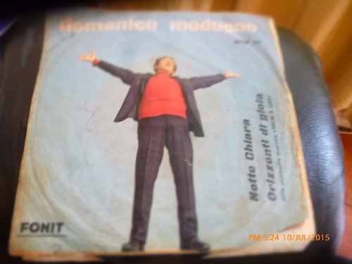 Vinilo Single De Domenico Modugno -- Note Chiara( R103