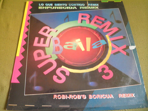 Disco De Vinyl Remixes Merengues Baila Super Remix 3 (1995)