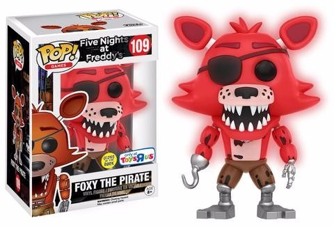 Excl Funko Pop Five Nights At Freddys Foxy Brilla Obscuridad