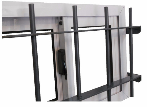 Ventana De Aluminio Con Reja 80x40 Oferta Aberturas Leo!!