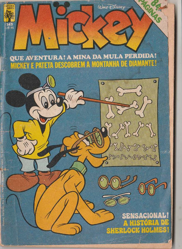 Gibi - Hq - Mickey Nº 343 - Maio 1981 - Ed Abril - Av1