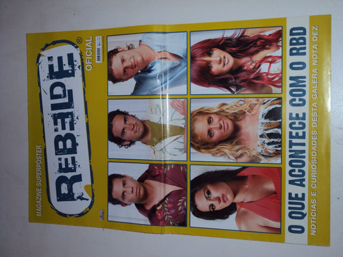 Magazine Super Poster Rebelde Oficial