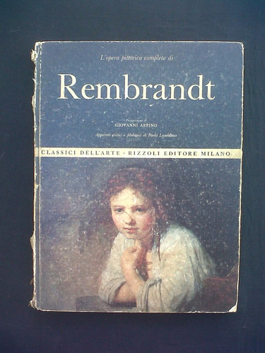 Rembrandt Classici Dell'arte Rizzoli Giovanni Arpino