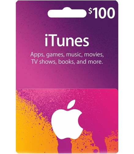 Itunes Gift Card 100 Usd