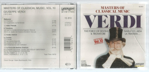 Cd Masters Of Classical Music Verdi 10 - Bonellihq Cx45 E19