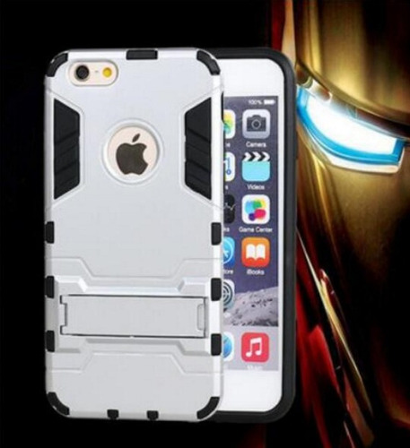 Protector Funda Touch Armor Plateado iPhone 6 Plus / 6s Plus