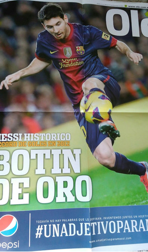 Pósters Gigante Messi Olé 