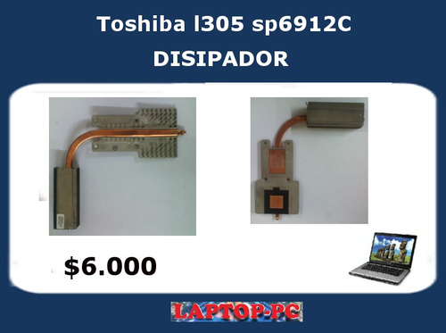 Disipador Toshiba Satellite L305 Sp6912c