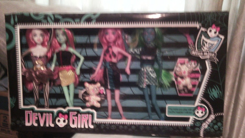 Muñeca Monster High Pack De 4 Muñecas De 30cm