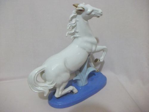 B. Antigo - Estatueta  De Cavalo Em Porcelana  Japonesa